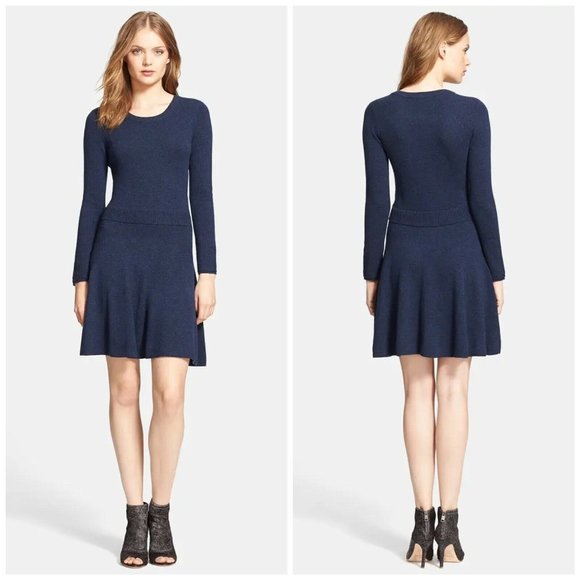 Joie Dresses & Skirts - Joie Talissa Wool Cashmere Fit Flare Sweater Dress